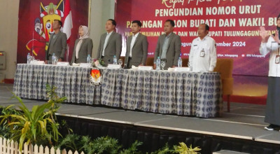 Usai Pengundian Nomor Urut, Paslon Tulungagung Mulai Kampanye