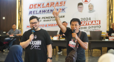 Relawan P2K Optimistis Menangkan Mas Dhito - Mbak Dewi di Pilbup Kediri