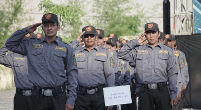 896 Anggota Satlinmas Kota Mojokerto Siaga Jaga Keamanan Pilkada 2024