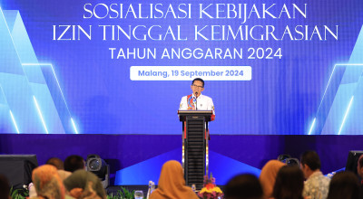 Kemenkumham Jatim Sosialisasikan 3 Kebijakan Izin Tinggal Keimigrasian Terbaru