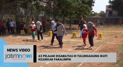 Video: 62 Pelajar Disabilitas di Tulungagung Ikuti Kejurkab Paralimpik