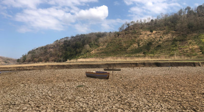 Air Waduk Bendo Ponorogo Makin Menyusut, Wisata Kapal Sewaan Berhenti Beroperasi