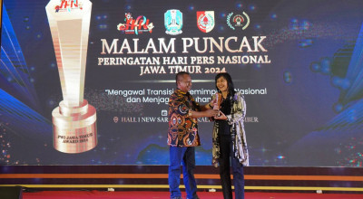 Bank Jatim Boyong 2 Penghargaan PWI Jatim Aword 2024