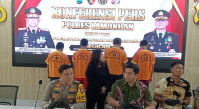 2 Kelompok Begal Diamankan Polres Lamongan, 1 Pelaku Berusia 13 Tahun