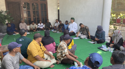 Sambangi Semen dan Mojo, Cabup Kediri Deny Widyanarko Beber Program Prioritas