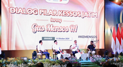 Momen Mensos RI dan Pj Gubernur Jatim Saling Puji di Hadapan Pilar Kessos