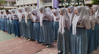 Pasca-kecelakaan Bus Rombongan Guru, Siswa SMAN 1 Kedungwaru Gelar Doa Bersama