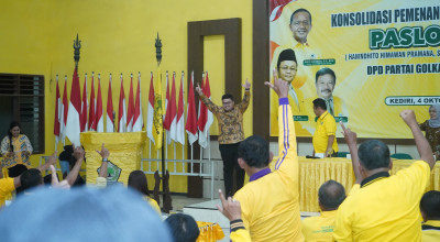 Golkar Yakin Menangkan Mas Dhito - Mbak Dewi di Pilbup Kediri, Target 70 Persen