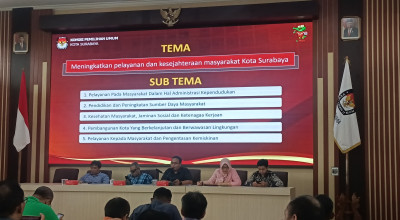 Debat Publik Pertama Pilwali Surabaya, Eri - Armuji Diuji Tema Kesejahteraan