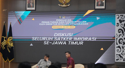 Kemenkumham Jatim Gelar Penguatan Tugas dan Fungsi Intelijen Keimigrasian