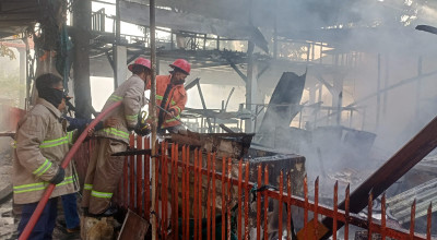 Kafe di Lamongan Terbakar, Kerugian Capai Rp150 Juta