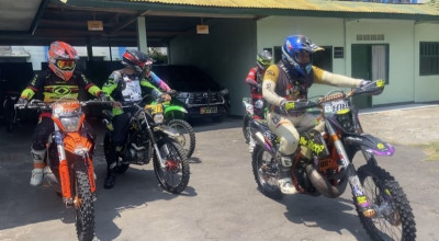 TNI Polri dan Komunitas Trail di Ponorogo Patroli Daerah Rawan Karhutla