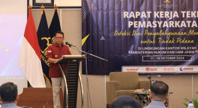 Kanwil Kemenkumham Jatim Tekankan Deteksi Dini Penyalahgunaan Medsos