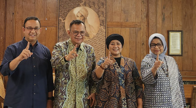 Luluk Nur Hamidah Diskusi Demokrasi dan Pembangunan Bareng Anies Baswedan