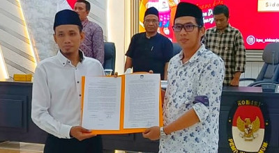PAW PPK, Ketua KPU Sidoarjo Lantik Anggota Baru Wilayah Candi