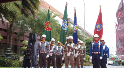 Terima Kirab Pataka 2024, Pemkab Kediri Maknai Semangat Kebersamaan Warga Jatim