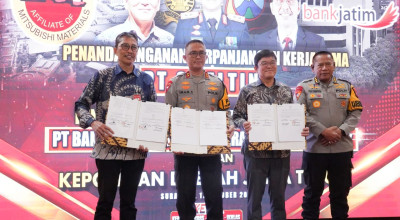 Bank Jatim dan Polda Teken Kerja Sama, Perkuat Sinergi