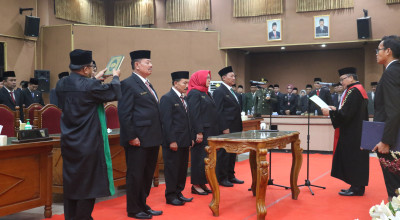 Pimpinan DPRD Ponorogo 2024-2029 Resmi Dilantik, Dwi Agus Prayitno jadi Ketua