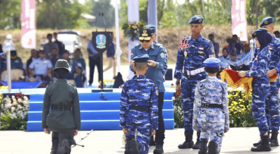 Pesan Pj Gubernur Jatim saat Pembaretan 1.150 Siswa Taruna Jatim di Madiun