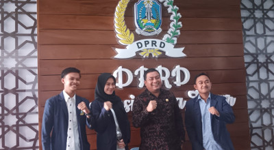 Baru Dilantik jadi Anggota DPRD Jatim, Puguh Terina Aspirasi Mahasiswa