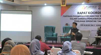 Pelanggaran Pemasangan APK jadi Topik Utama Rakor Bawaslu Tuban