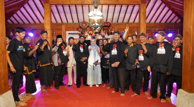 Seniman dan Budayawan Kediri Dukung Mas Dhito-Mbak Dewi di Pilkada 2024