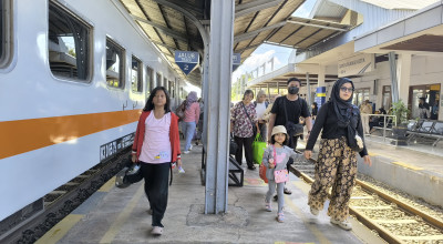 Nonton Kolosal Gandrung Sewu di Banyuwangi Tanpa Macet, Naik Kereta Api