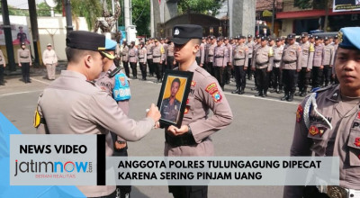 Video: Anggota Polres Tulungagung Dipecat karena Sering Pinjam Uang
