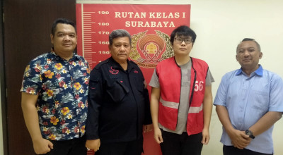 Rutan Surabaya Terima Jaksa Eksekusi RT, Kakanwil: Diproses Sesuai SOP