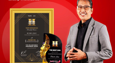 Dirut Bank Jatim Dinobatkan sebagai The Best CEO