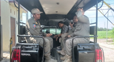 Pemotor Arogan Penantang Duel Perwira Polisi di Kediri Dievakuasi Satpol PP, Ternyata…