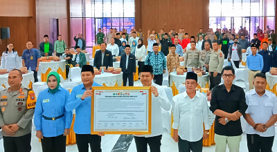 Deklarasi Damai Pilbup Sidoarjo, 2 Paslon Siap Menang dan Kalah