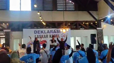 Laskar Kamil Gelar Deklarasi Pemenangan Khofifah - Emil di Pasuruan