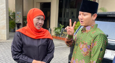Dampingi Khofifah di Trenggalek, Mas Ipin: Saya Tegak Lurus Menangkan Risma