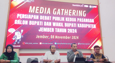 KPU Jember Rombak Tim Perumus Debat Publik Kedua Pilkada