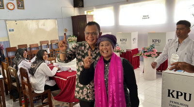 Luluk Mencoblos di Kampung Halaman: Jiwa Raga, Mental Saya Hadir di Jatim