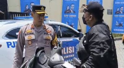 Pemotor Arogan Tantang Duel Perwira Polisi di Kediri, Ngaku Anak Letkol