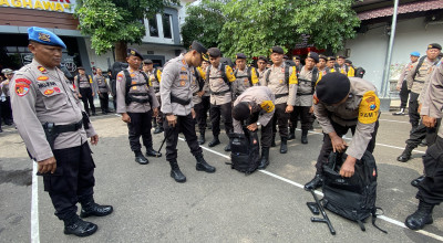 Polres Ponorogo Amankan Coblosan Pilkada dengan Pola 2:8:16