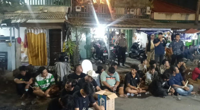 Polisi Gerebek Kampung Narkoba di Jalan Kunti Surabaya, 25 Orang Ditangkap