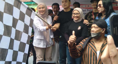 Resmikan Kampung Gangsing Surabaya, Ajeng: No Gadget No Bullying