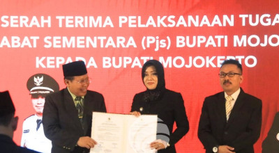 Bupati Ikfına dan Wabup Al-Barra Kembali Pimpin Mojokerto, Masa Cuti Berakhir
