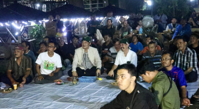 Nobar Timnas Indonesia Vs Jepang, Deny Bicara Strategi Majukan Sepak Bola Kediri