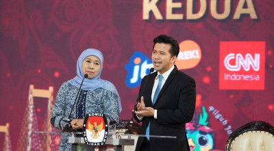 Debat Pilgub Jatim, Emil Dardak Skakmat Lukman soal Inovasi Birokrasi