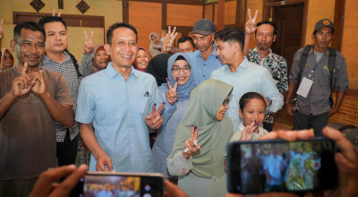 Paslon Bojonegoro Setyo Wahono - Nurul Azizah Sapu Bersih Suara di TPS 3