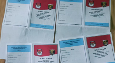 Surat Suara Berlogo Pemkab Ngawi Ditemukan di Trenggalek