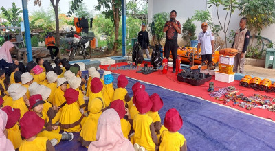 53 Bocah Usia Dini di Tuban Diperkenalkan Darurat Bencana