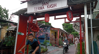 Pesona Kampung Jelita Surabaya, Serasa di Negeri Sakura