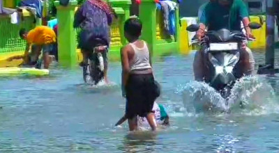 5 Desa di Tarik Sidoarjo Terendam Banjir