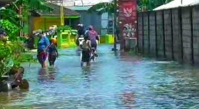 Hujan Deras Terus Menerus, 5 Desa di Sidoarjo Terendam Banjir
