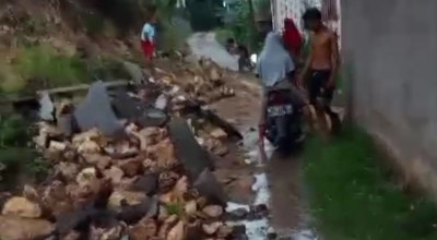 Hujan Deras, 4 Kecamatan di Bangkalan Alami Banjir dan Longsor